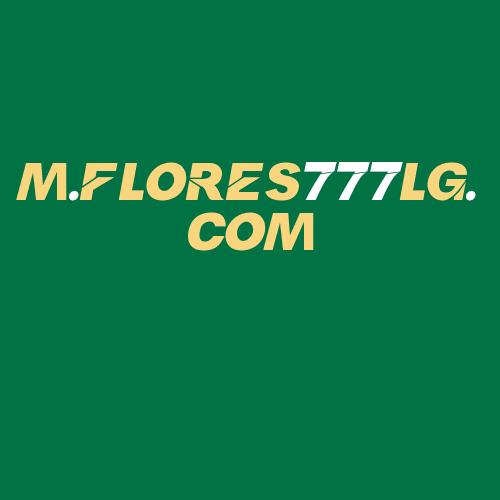 Logo da M.FLORES777LG